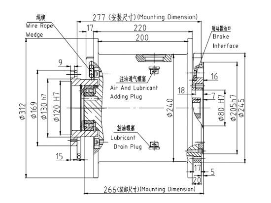 卷揚(yáng)減速機(jī)JQL148E